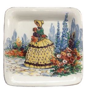 Vintage Lancaster & Sandland Handpainted China Tray